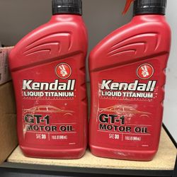 (2) KENDALL GT-1 SAE30 MOTOR OIL… (New)