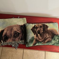 Dachshund Pillow And Blanket