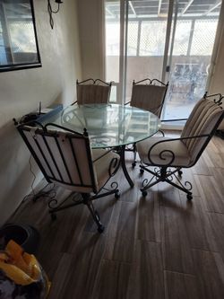 Table and 4 Chairs