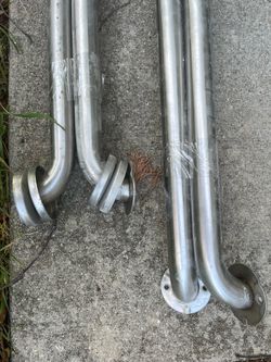 Stainless handicapped railings
