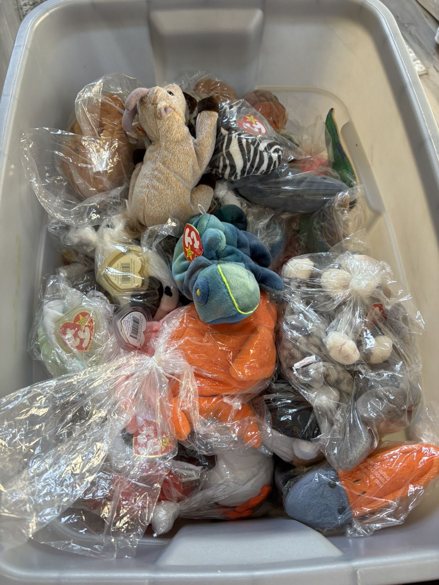 Box Of Beanie Babies