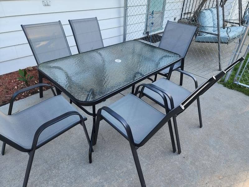 Outdoor Patio Set, Table And Chairs
