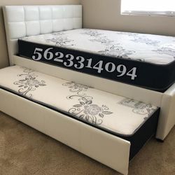 👉🏽👉 Full/Twin Trundle New Beds With Both Mattresses Included 