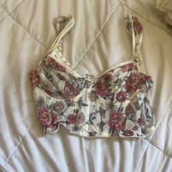 Flower Corset Bra 