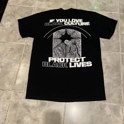 Brain Dead Blood Orange Protect Black Lives T-Shirt SZ Medium
