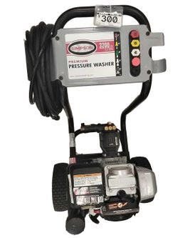 Simpson Msh3125-s Black Gas Pressure Washer