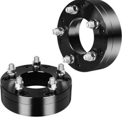  2PCS 6x5.5 to 5x4.5 Wheel Adapters for Tacoma Wheels on Silverado 1500 Vehicle, 2 inch 6x139.7mm to 5x114.3mm Wheel Adapter 108mm Hub Bore with M14x1