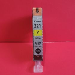 GENUINE Canon CLI-221Y Yellow Ink Cartridge Sealed No Box NEW
