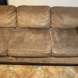 Used couch With Matching ottoman 