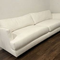 West Elm Haven Sofa 84” – White/Cream, Like New