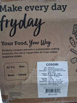 AIR FRYER  -  COSORI