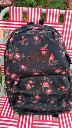 Vans flower backpack