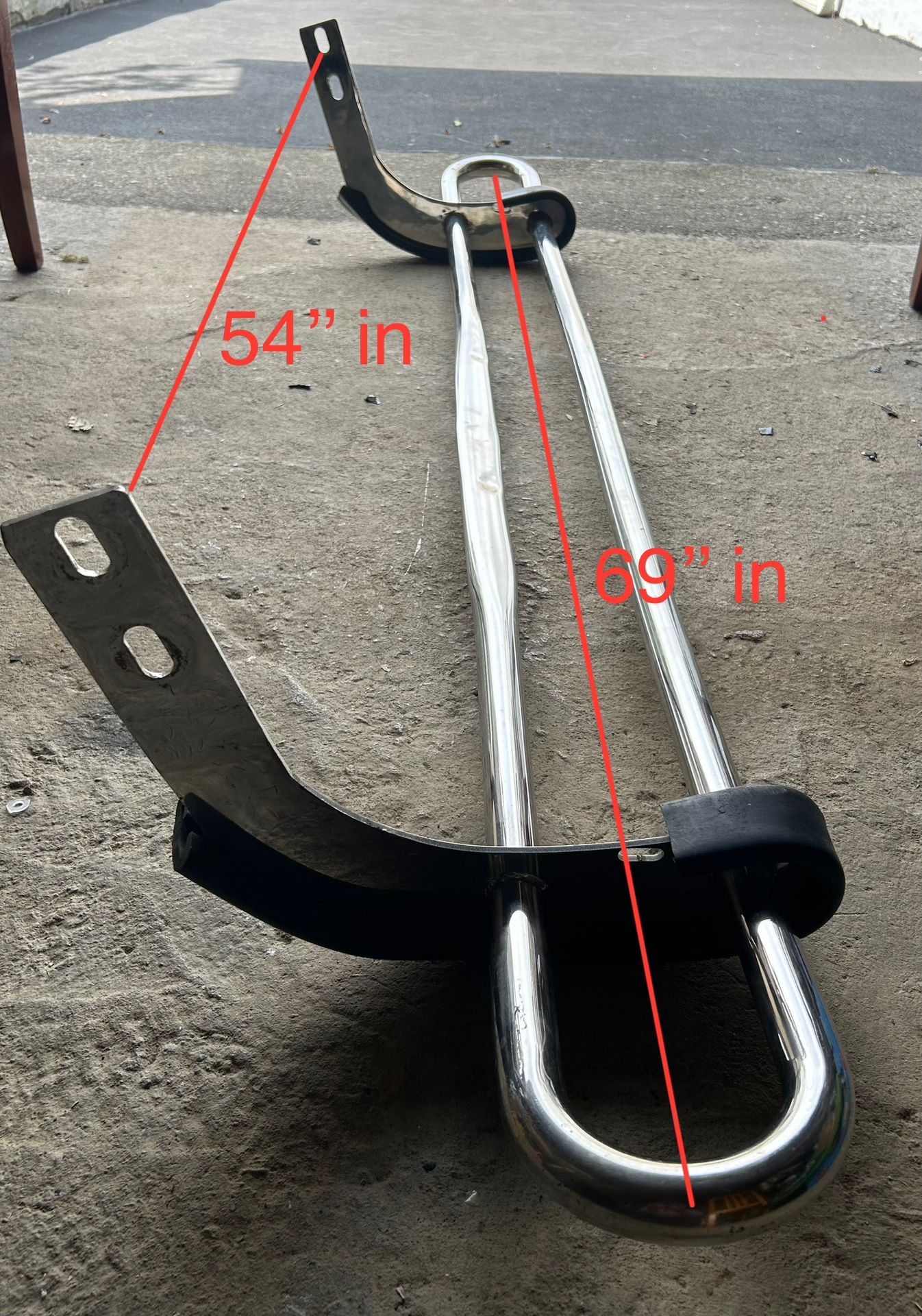 Rear Double Pipe Bumper Guard
