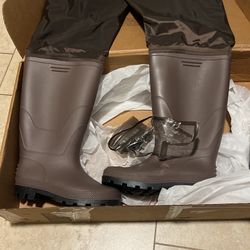 TideWe Hip Waders PVC Lightweight Fishing Hip Boots  New Size 7 