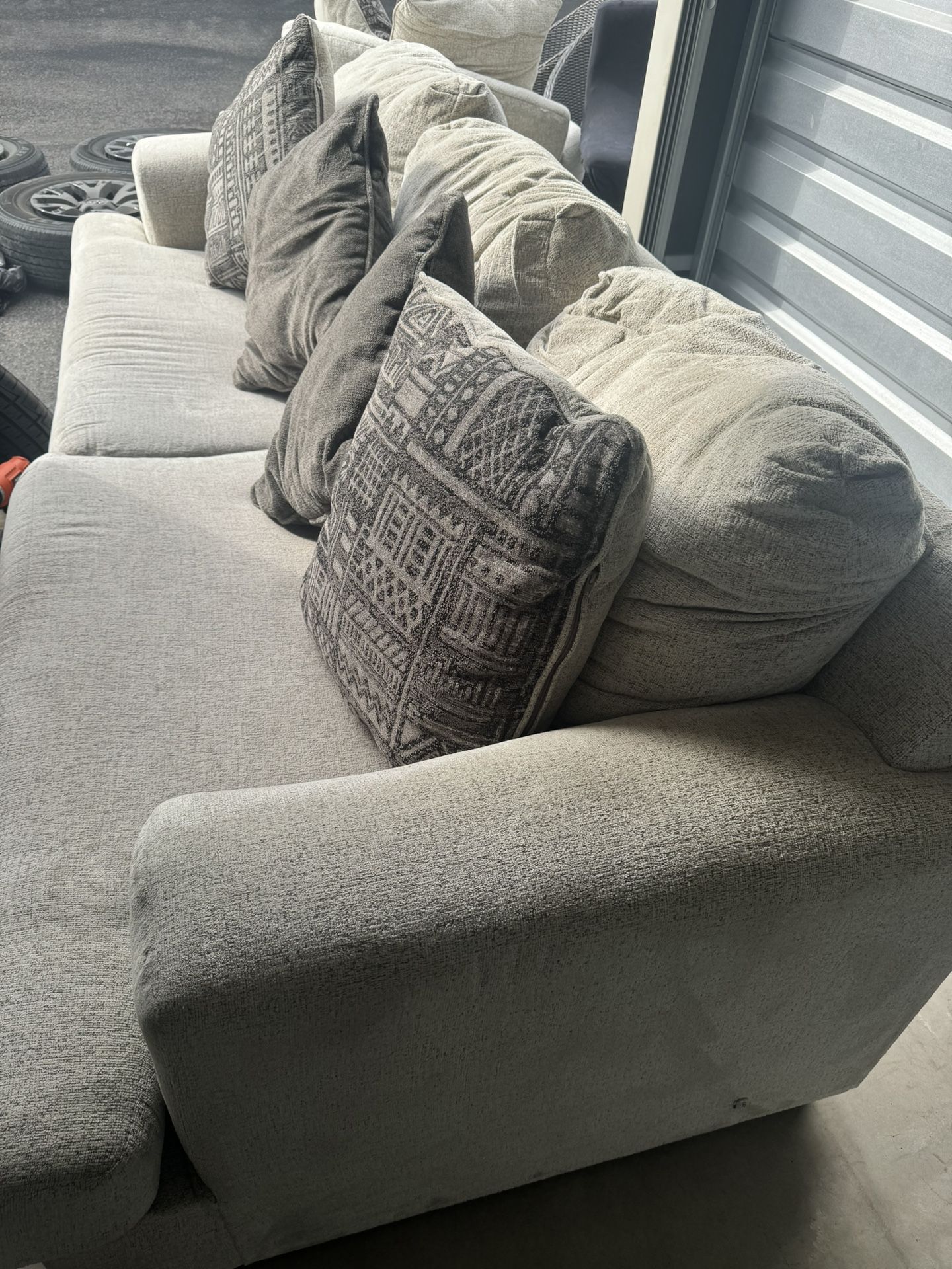 Sofa And Swivel Chair