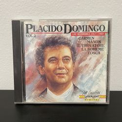 Placido Domingo Vol 2 CD Album Live Recordings 1(contact info removed) Vintage Latin Classical