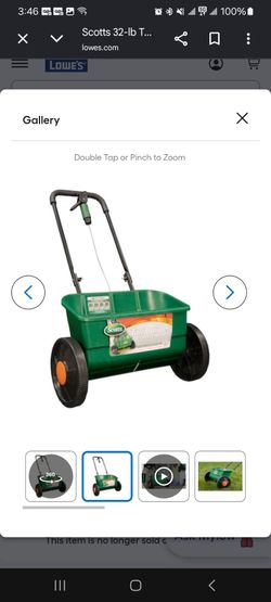 Scotts EvenGreen Drop Spreader (original $120 at lowes)