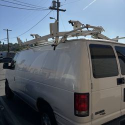 White 2014 Ford E-150  Van