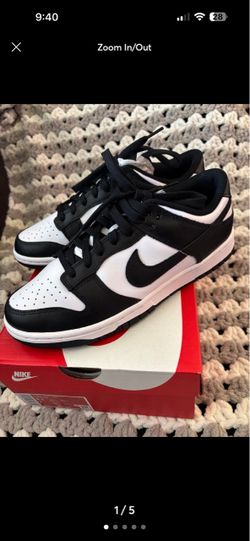 Nike Dunk Low Black and White Sneakers