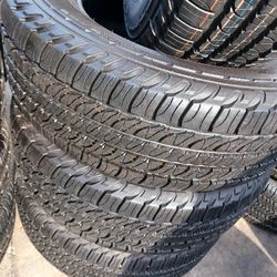 245/65/17 $ 320 GOODYEAR SEMI NEW FOUR TIRES ALSO WE HAVE NEW TIRES ON ESPECIAL PRICES 