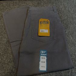 New With Tags CARHARTT Soft Rugged Relax Fit Gray Pants 30x28