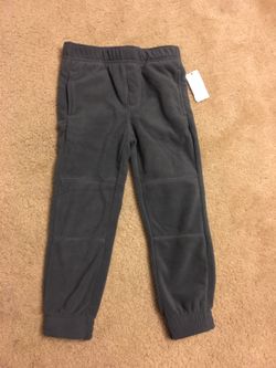 Grey fleece pants