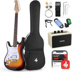Donner 39" Left-Handed Guitar Kit Sunburst