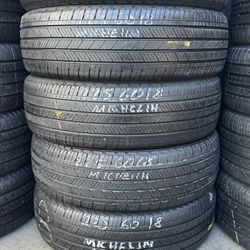 225/60R18 Michelin Set Of Used Tires Great Condition Installed And Balanced 1 Month Warranty