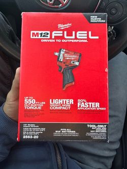 Milwaukee M12 1/2 Impact wrench