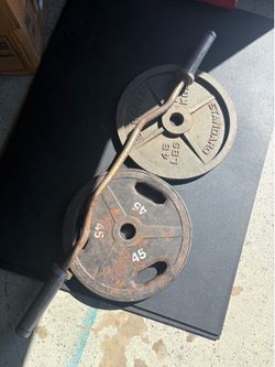 Olympic weight and bar