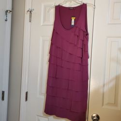 Sleeveless Dress With Ruffles