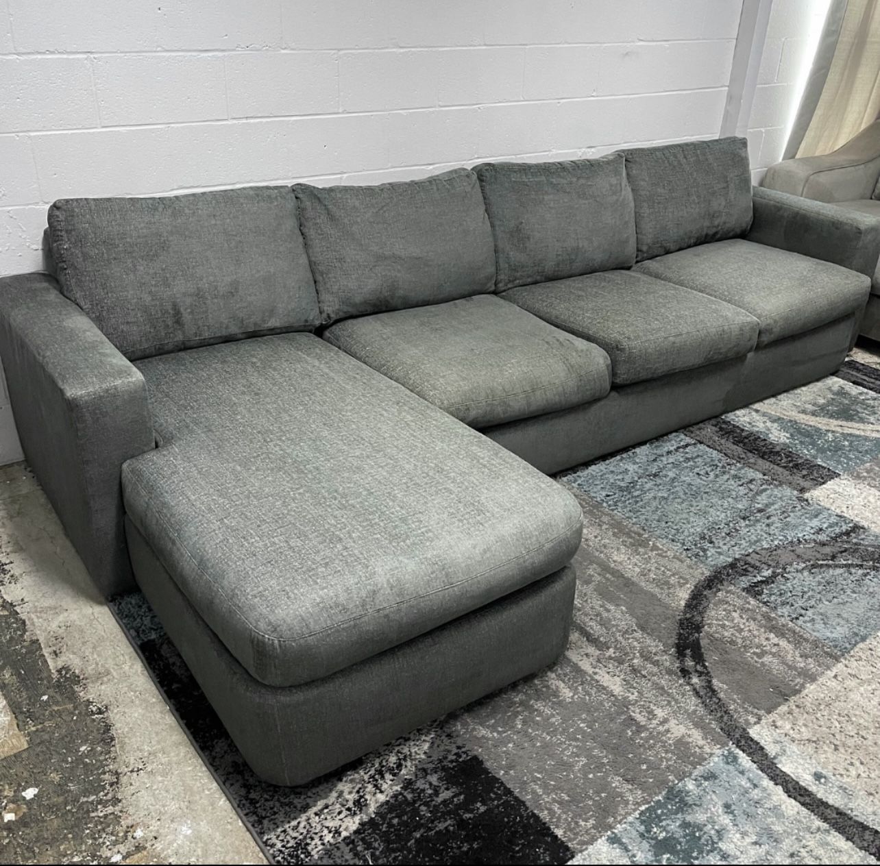 Sectional Sofa Free Delivery Gray Couch Rowe Furniture