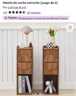 Juego de 2 mesita