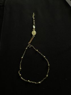 14k Gold Rosary Bracelet