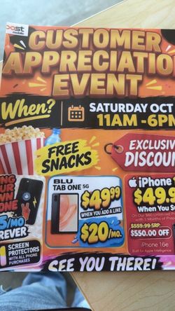 Save with customer appreciation day