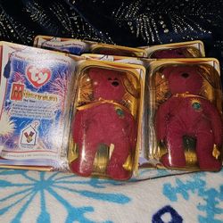 Mcdonalds Ty Beanie Babies Millennium Bear 