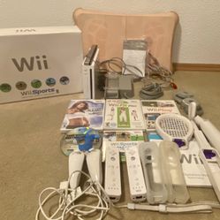 Nintendo Wii Console Bundle Games Balance Board and More