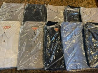 Vintage Red Kap Short Sleeve Button Up Work Shirt Size L Lot 10 !!! New