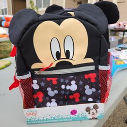 Mickey Mouse Harness Backpack NEW
