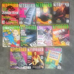 Keyboard magazines, electronic musician, future music synthesizer