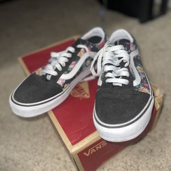 Floral Vans Good Condition  