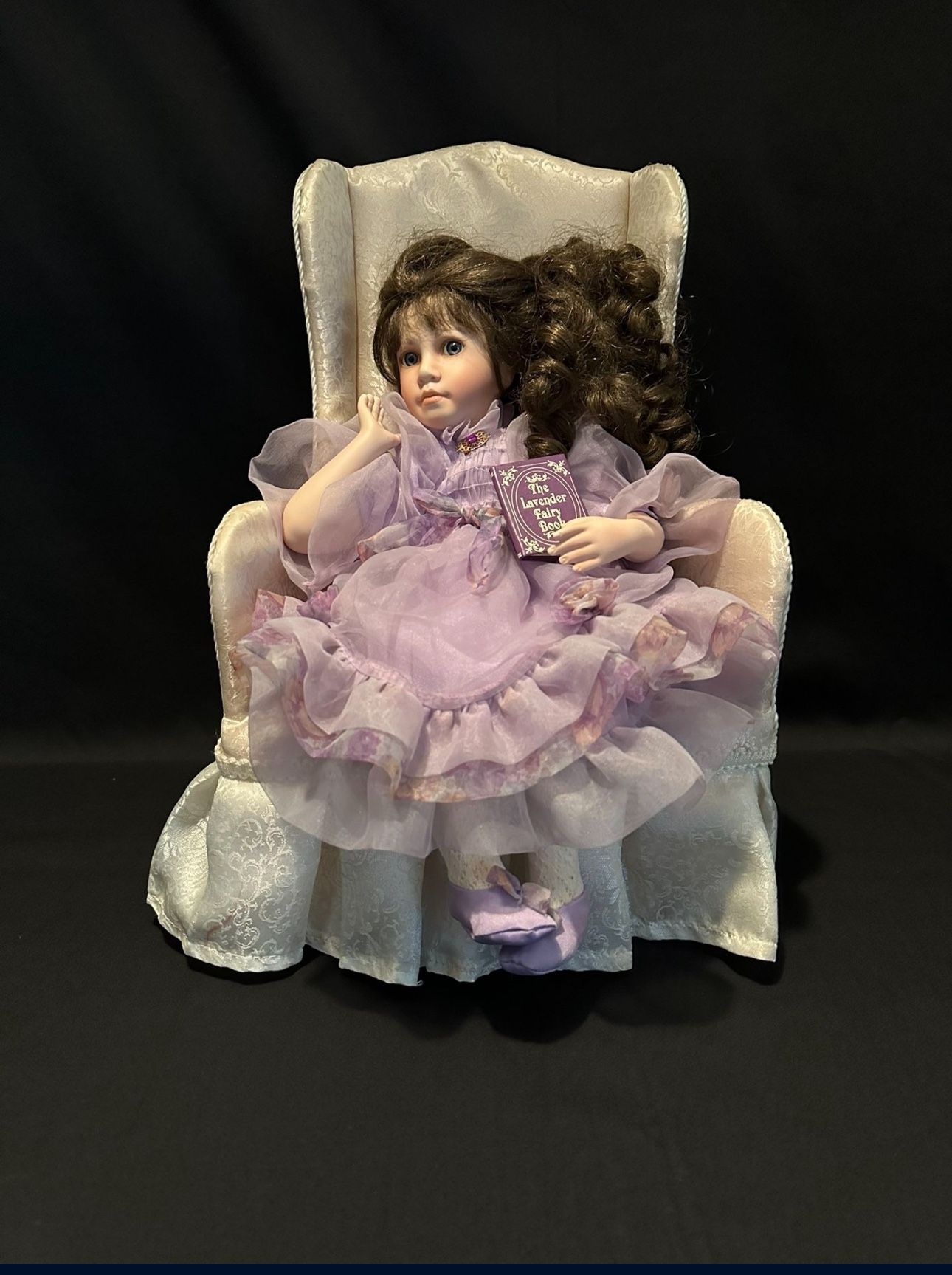 Lavender Dreams Porcelain Doll
