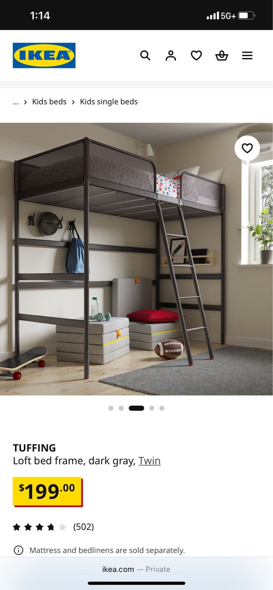 IKEA Twin Loft bed