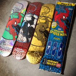 Huf x Spider-Man Blind Bag Skateboard (1 Of 3) In Hand 