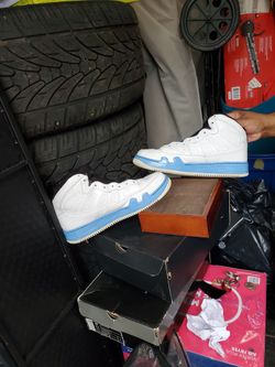 Jordan 9 Size 12 Light Blue/white