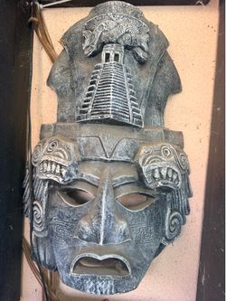 Ceramic Aztec mask