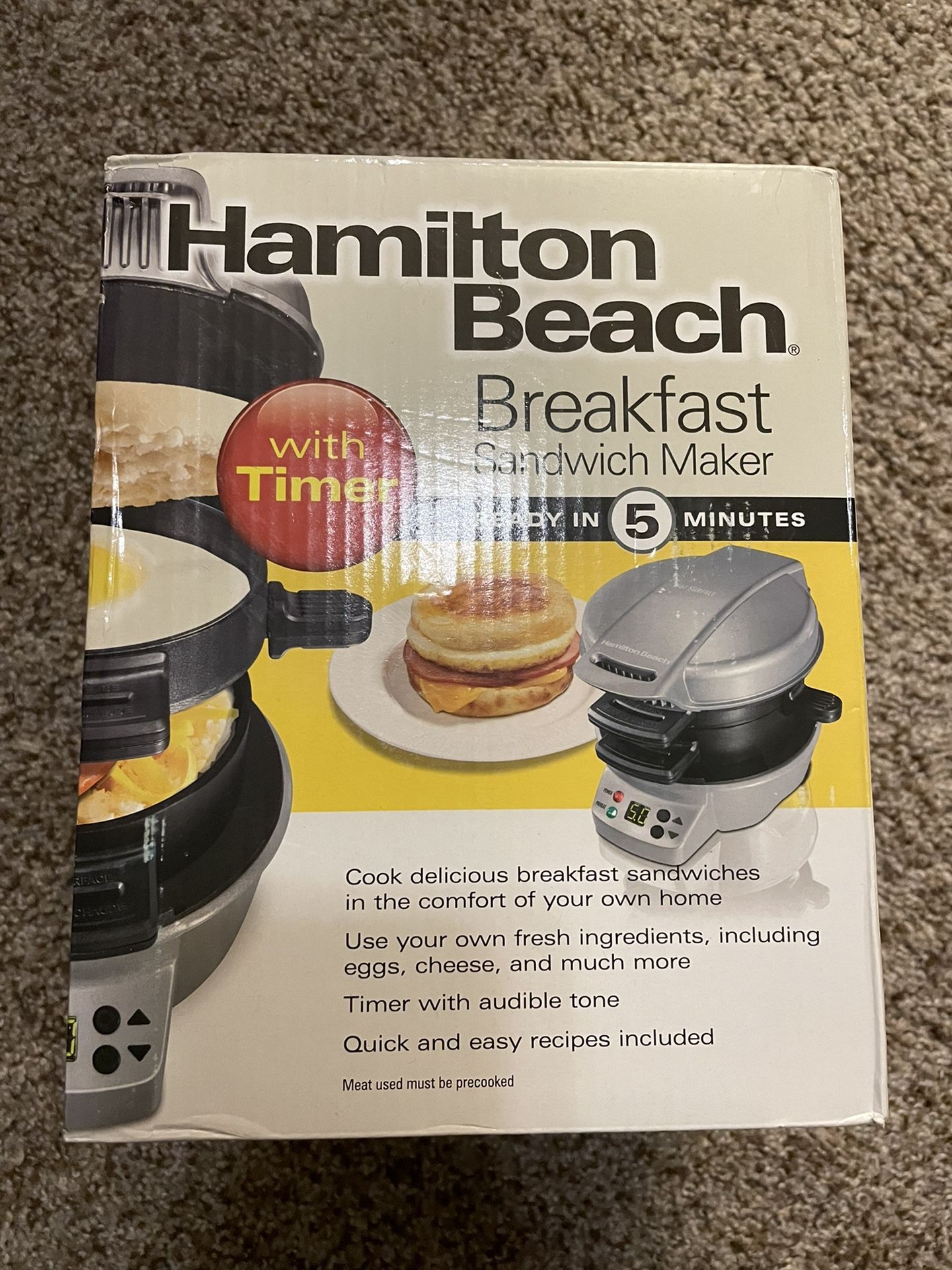 Hamilton Beach Breakfast Sandwich Maker