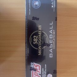 Topps 582 Montgomery Baseball Complete Set 2022