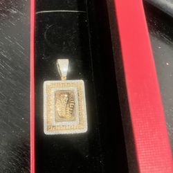 10 K Gold N Diamond Pendant 