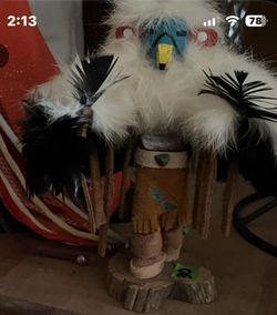 Native American Eagle Dancer Kachina Doll